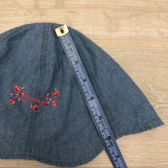 Girl Tommy Hilfiger Reversible Chambray Bucket Hat - Picture 4 of 7